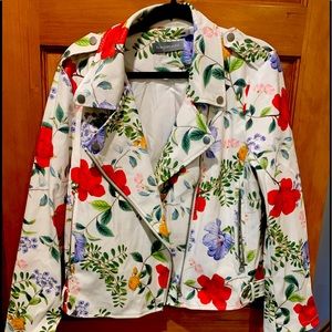 Bagatelle Faux Leather Moto-Jacket - size XL